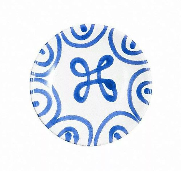 Gmundner Keramik Blaugeflammt Mokka-/Espresso-Untertasse glatt d: 11 cm günstig online kaufen