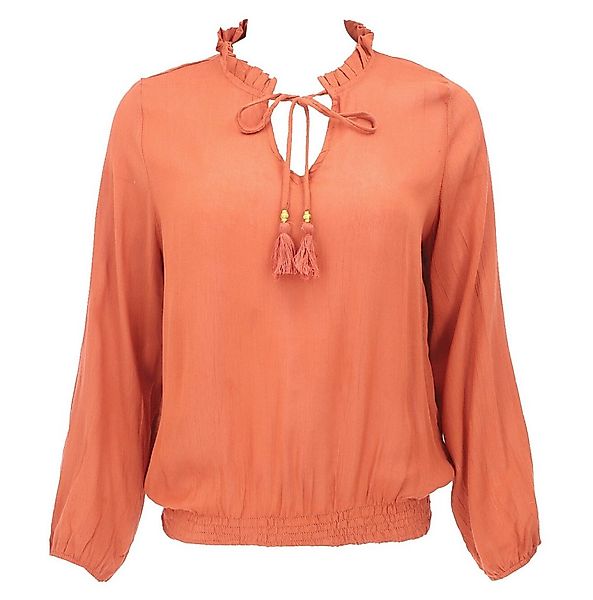 Guru-Shop Longbluse Schlupfpbluse Boho chic, luftige Langarmbluse -.. alter günstig online kaufen