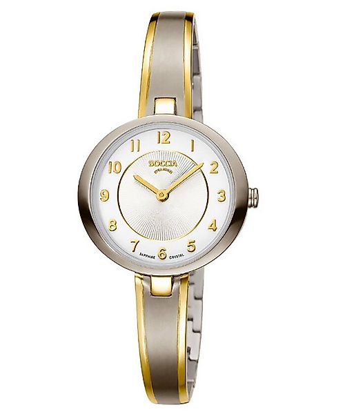 Boccia Quarzuhr Quarz Titan Zweifarbig günstig online kaufen