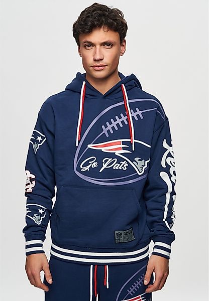 Recovered Kapuzensweatshirt NFL Patriots Go Pats günstig online kaufen
