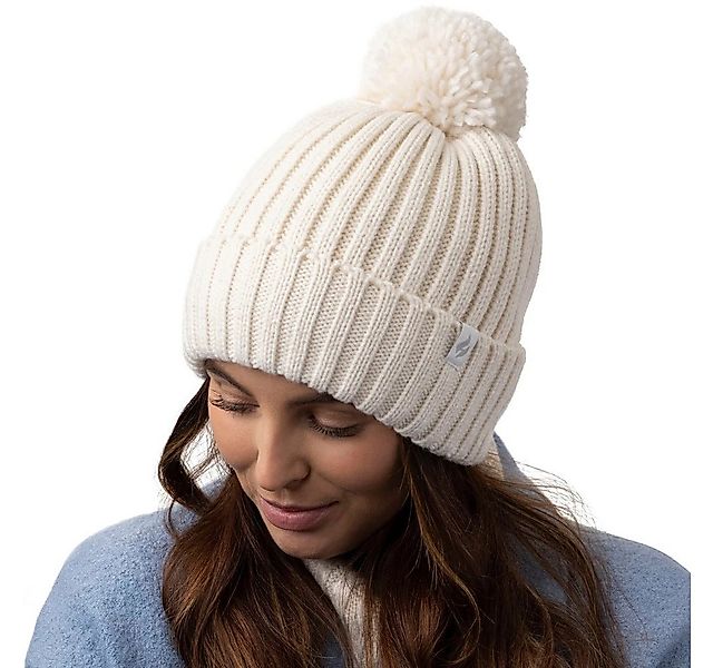 Heat Holders Bommelmütze Damen Mütze warm mit Pom Pom günstig online kaufen