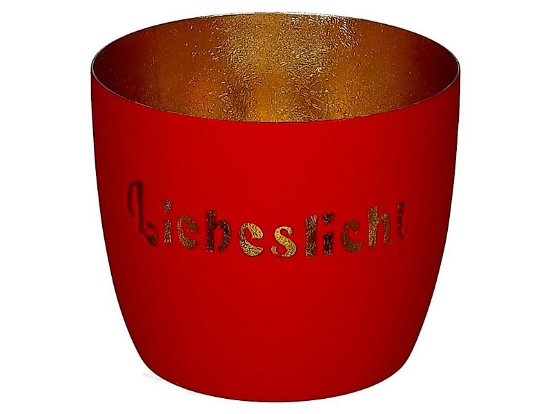 Giftcompany Windlicht Madras Windlicht M Liebeslicht rot/gold 8,5cm günstig online kaufen