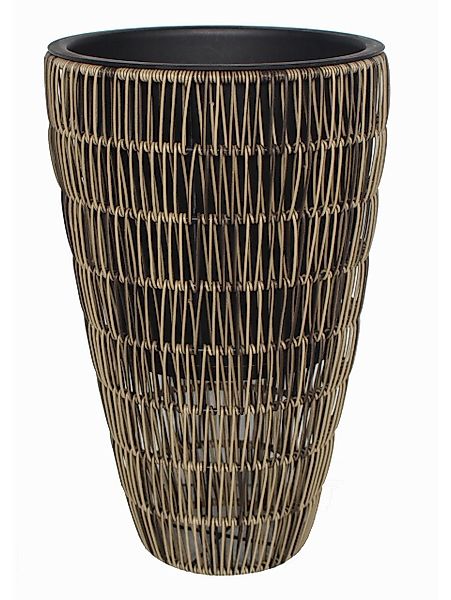 Trend Line Pflanzkübel TrendLine Polyrattan Pflanztopf günstig online kaufen