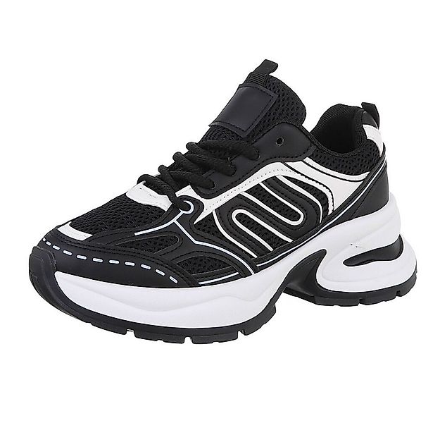 Ital-Design Damen Low-Top Freizeit Sneaker (88519399) Keilabsatz/Wedge Snea günstig online kaufen