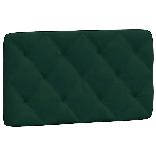 vidaXL Kopfteil-Kissen Dunkelgrün 90 cm Samt 374711 günstig online kaufen