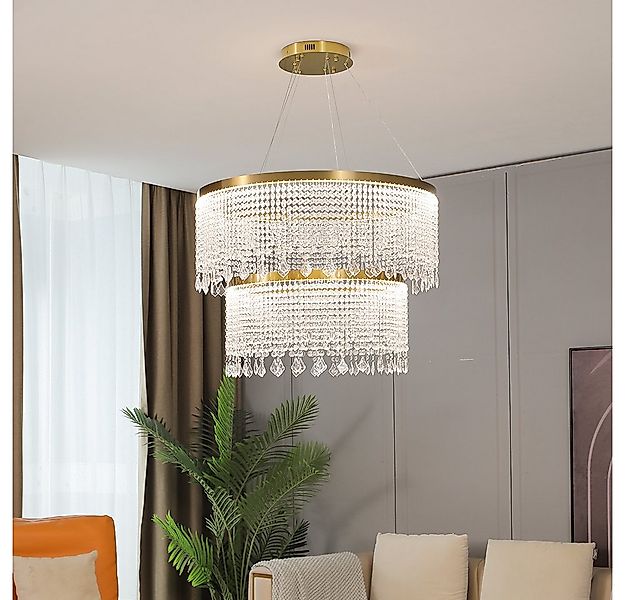 Eurohandisplay LED Pendelleuchte LED Pendelleuchte Hängelampe Fernbedienung günstig online kaufen