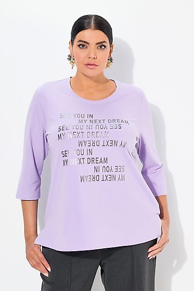 Ulla Popken T-Shirt Shirt Schriftmotiv Classic günstig online kaufen