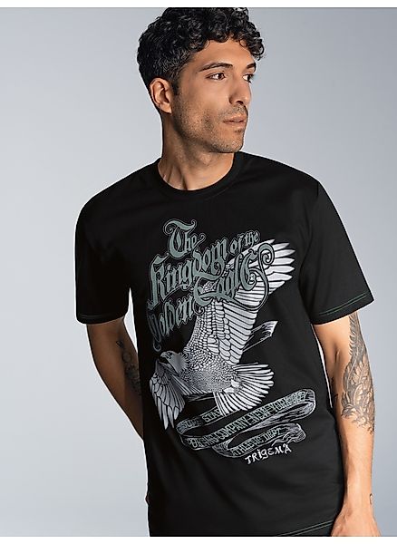 Trigema T-Shirt "TRIGEMA T-Shirt mit großem Adler-Printmotiv", (1 tlg.) günstig online kaufen