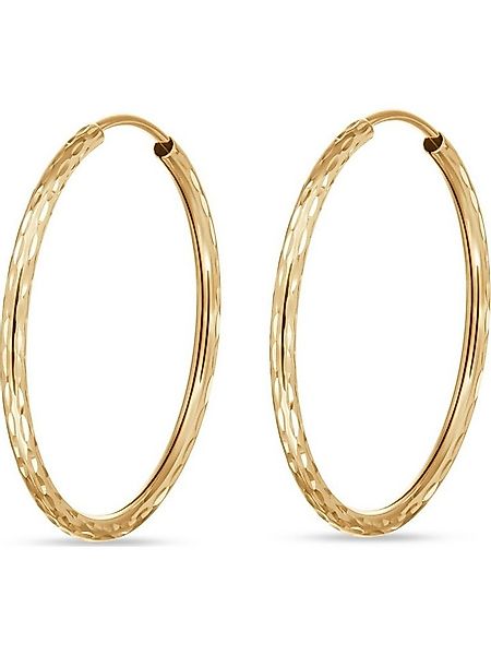 FAVS Paar Creolen FAVS Damen-Creolen 375er Gelbgold (Paar) günstig online kaufen