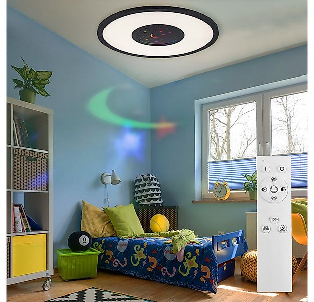 JUST LIGHT LED Deckenleuchte, LED-Leuchtmittel fest verbaut, Warmweiß, Neut günstig online kaufen