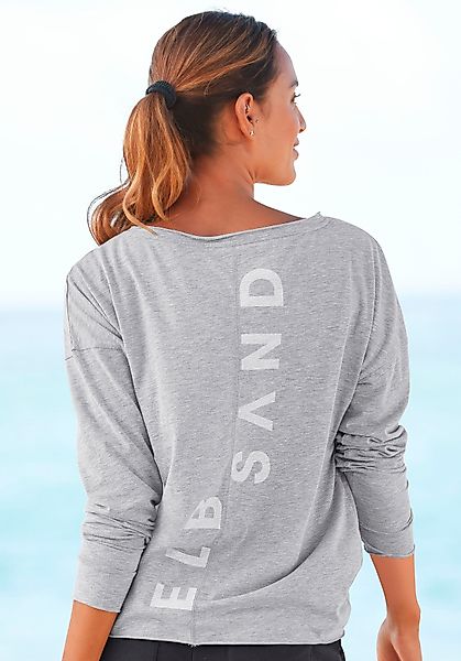 Elbsand Langarmshirt Eltje mit Logodruck hinten, günstig online kaufen