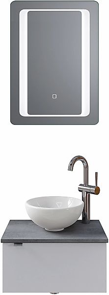 Saphir Badmöbel-Set "Serie 6915" 4 Stk. tlg. Gäste-Bad, 51 cm breit, mit LE günstig online kaufen