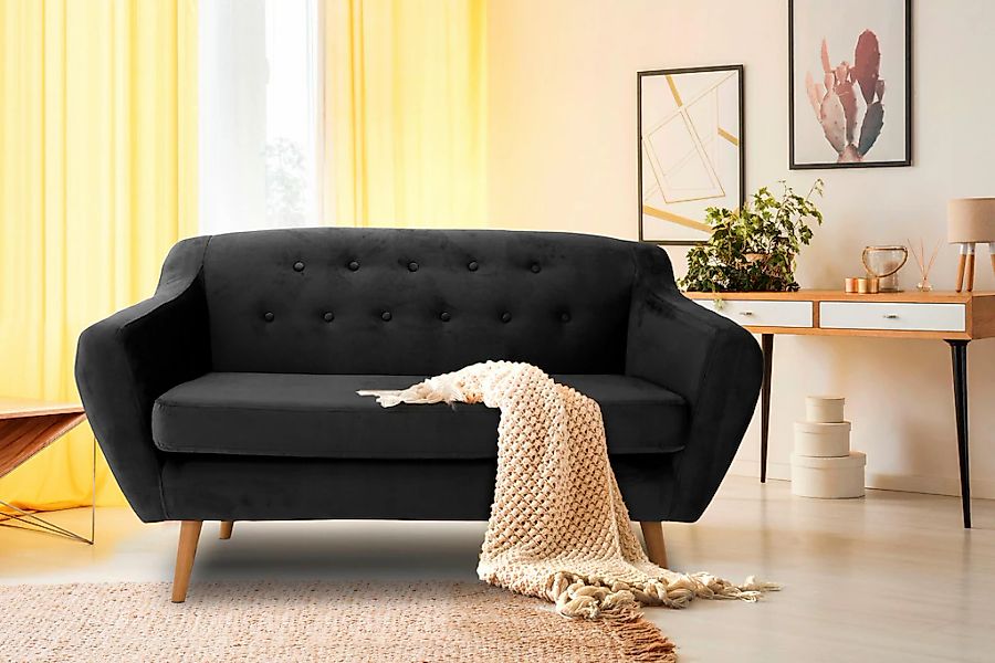 andas 2-Sitzer "Renne", mit Heftung im Rücken im skandinavischem Stil günstig online kaufen