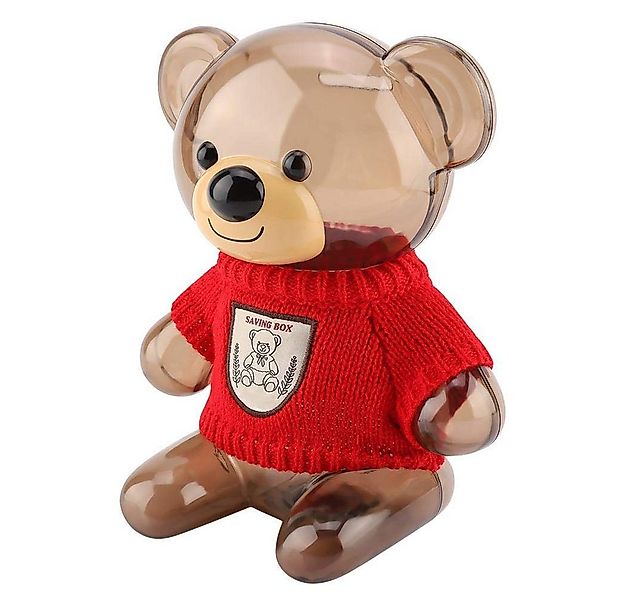 SURFOU Spardose Sparbüchse Cartoon Bär Sparschwein Transparente Spardose Gr günstig online kaufen