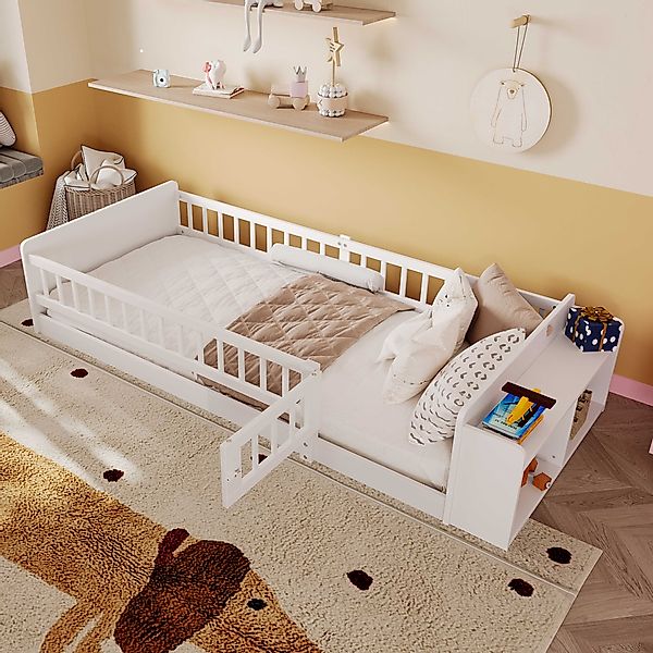 BlingBin Kinderbett Holzbett (1-tlg., Multifunktionales Kinderbett günstig online kaufen