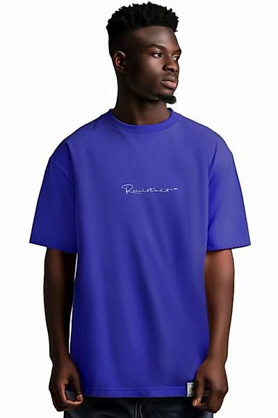 Reichstadt Oversize-Shirt Casual T-shirt 22RS033 Light Purple S mit Stitchi günstig online kaufen