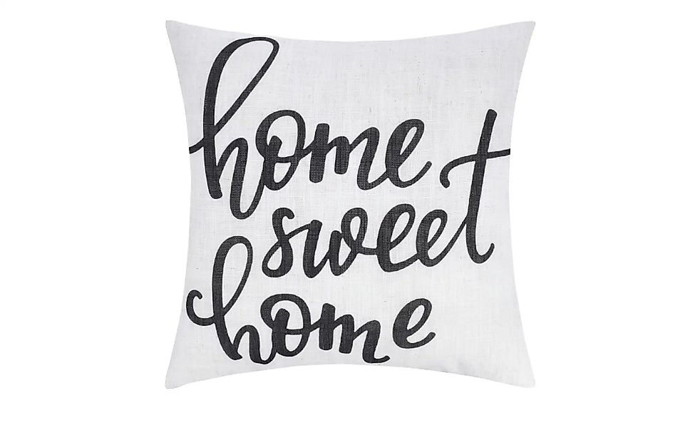 LAVIDA Kissen  Home Sweet Home ¦ weiß ¦ Maße (cm): B: 45 Dekokissen & Decke günstig online kaufen