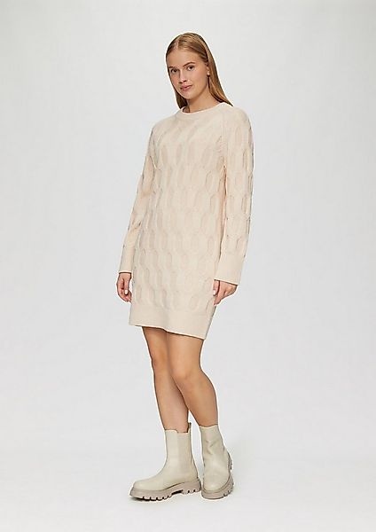 s.Oliver Minikleid Kleid Kleid mit Strickmuster günstig online kaufen