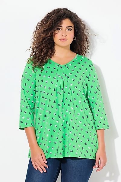 Ulla Popken T-Shirt Shirt Punkte A-Linie günstig online kaufen