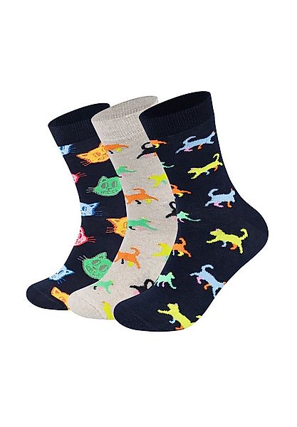 Happy Socks Basicsocken Kitten Love Verstärkte Ferse, besseren Halt günstig online kaufen