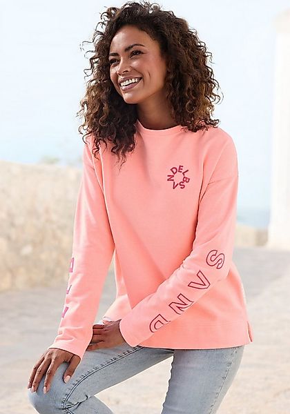 Elbsand Sweatshirt Andra mit Logoprint günstig online kaufen