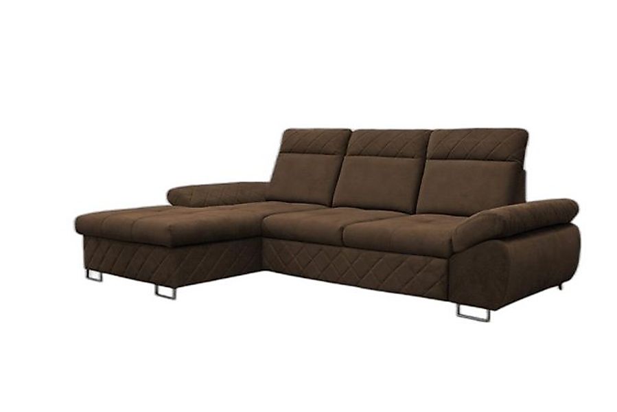 Xlmoebel Ecksofa Lounge Stoff L-Form Sofa Braunes Ecksofa Sitzmöbel, 2 Teil günstig online kaufen