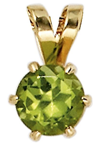 JOBO Kettenanhänger Anhänger mit Peridot, 585 Gold günstig online kaufen