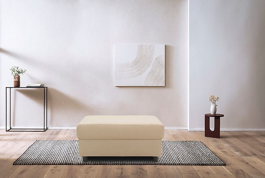 DOMO collection Polsterhocker "Turah 2 in Cord oder Luxus-Microfaser", mode günstig online kaufen