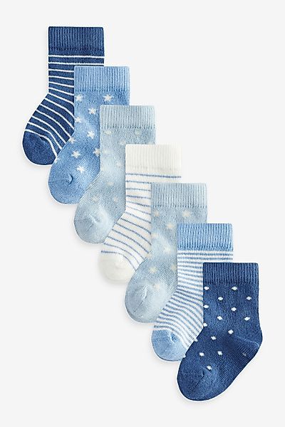 Next Kurzsocken Gerippte Socken im 7er-Set günstig online kaufen