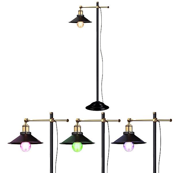 etc-shop LED Stehlampe, Leuchtmittel inklusive, Warmweiß, Farbwechsel, Alt günstig online kaufen