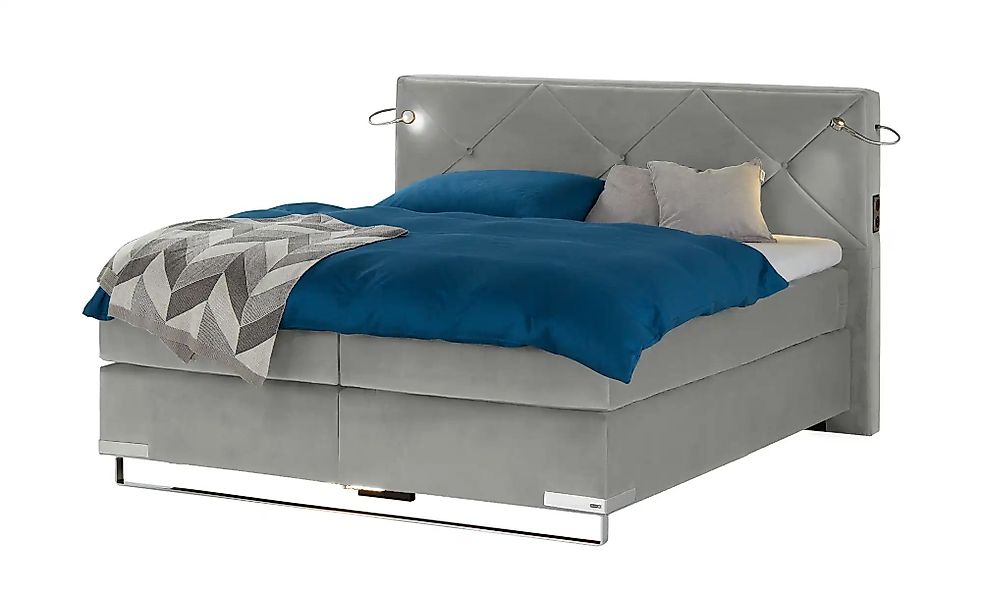 Musterring Boxspringbett Premiumversion Dubai ¦ grau ¦ Maße (cm): B: 197 H: günstig online kaufen