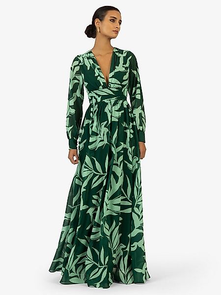 Kraimod Abendkleid mit V-Ausschnitt und langen Ärmeln günstig online kaufen