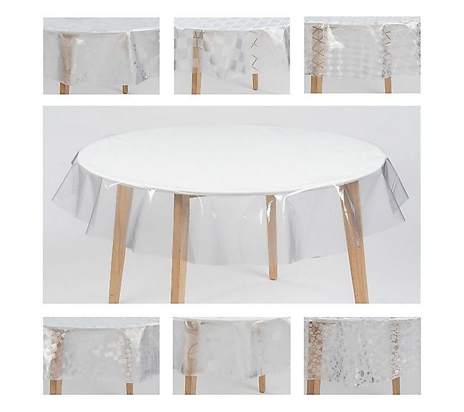 laro Tischdecke Tischdecke rund transparent – PVC, wasserdicht, Ø 140 cm günstig online kaufen