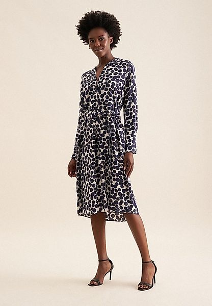 seidensticker Sommerkleid Schwarze Rose 1/1 Kragen Punkte günstig online kaufen