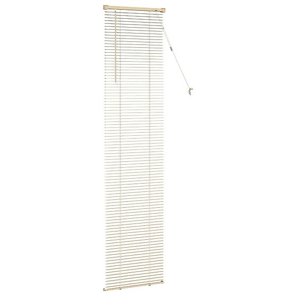 vidaXL Venetianer Jalousie Hellbraun mit Muster 213 x 40 cm PVC 42003771 günstig online kaufen