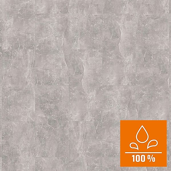 Classen Laminatboden Wasserresistent Sichtestrich Hell Stein-Optik Fliese S günstig online kaufen