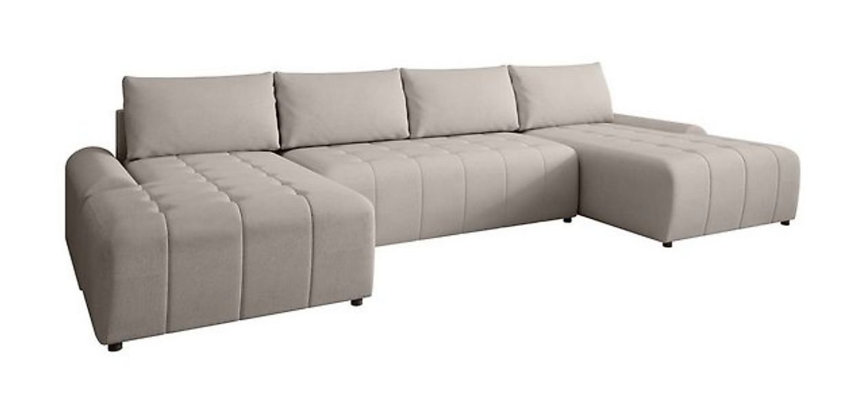 Beautysofa Ecksofa Costa U, inkl. Schlaffunktion, Bettkasten, modernes Loun günstig online kaufen