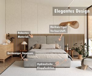FDM Polsterbett Bettrahmen Bettgestell 90x200, 120x200, günstig online kaufen