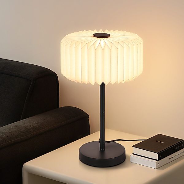 Nettlife Nachttischlampe Weiß Schlafzimmer Tischleuchte G9 günstig online kaufen