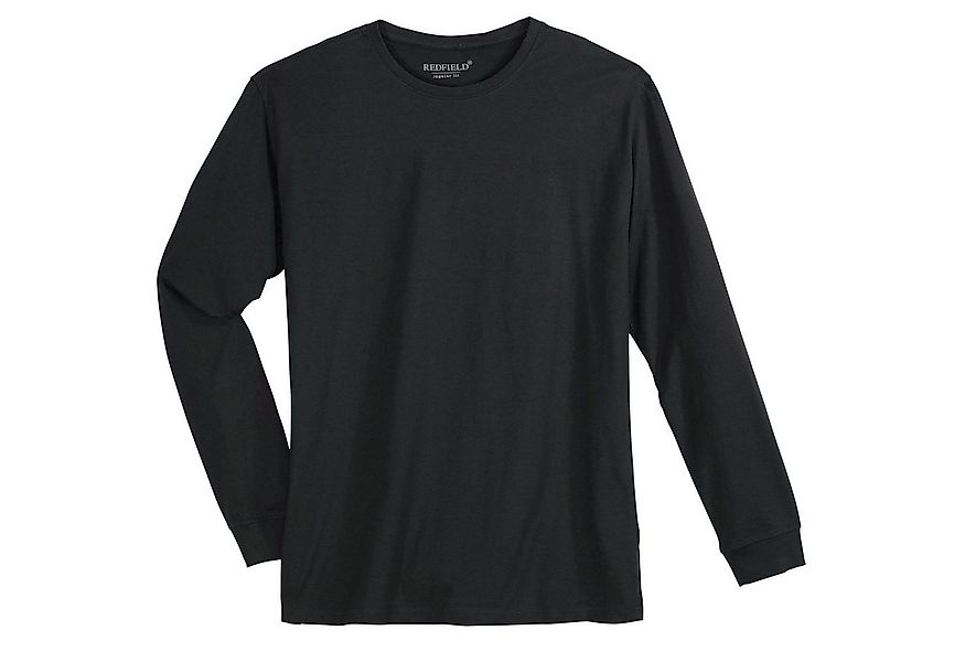 redfield Langarmshirt Schwarzes Redfield Langarmshirt Modell Harvey XXL günstig online kaufen