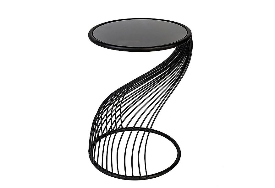 GILDE Beistelltisch GILDE Beistelltisch Ray - schwarz - H. 54cm x D. 38cm ( günstig online kaufen