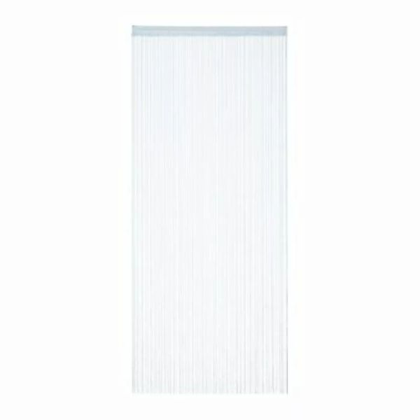 relaxdays 1 x Fadenvorhang silber 90 x 245 cm günstig online kaufen