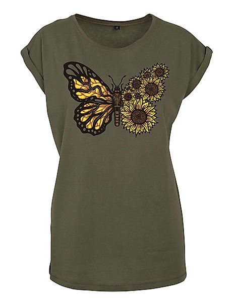Youth Designz Print-Shirt "Sunflower Schmetterling" Damen günstig online kaufen