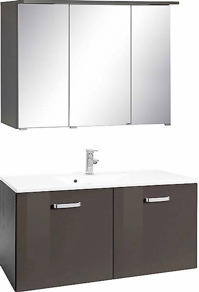 welltime Badmöbel-Set "Ravenna" 2 Stk. tlg. Breite 100 cm, mit gedämpften S günstig online kaufen