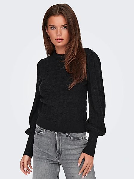 ONLY Rundhalspullover ONLKATIA LS STRUC PUFF günstig online kaufen