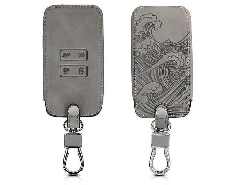 kwmobile Schlüsseltasche Autoschlüssel Hülle für Renault (1-tlg), Nubuklede günstig online kaufen