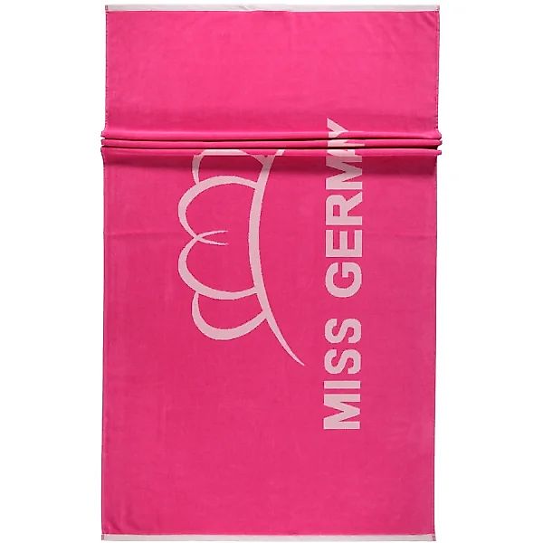 Egeria Strandtuch Miss Germany - Farbe: pink - 734 (60014) günstig online kaufen