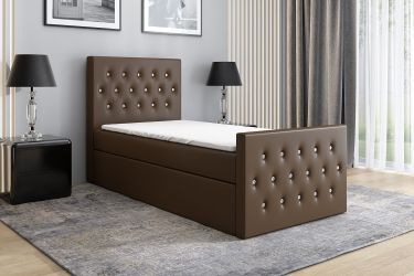A&J MöbelLand GmbH Boxspringbett Einzelbett LILI günstig online kaufen