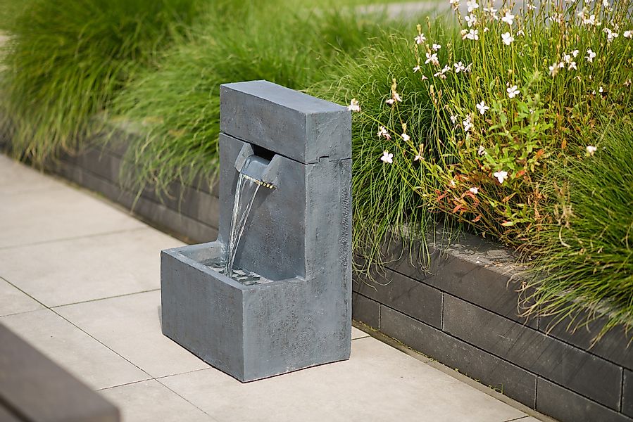 AcquaArte Gartenbrunnen Wasserspiel Wasserfall POSADA, Komplettset günstig online kaufen