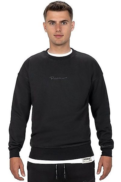 Reichstadt Sweatshirt Casual Basic Pullover 23RS037 Black XS mit Eleganten günstig online kaufen